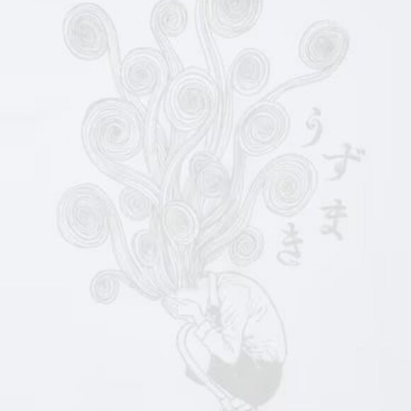 NWT Uniqlo Junji Ito Uzumaki manga Tshirt XL - Picture 6 of 7